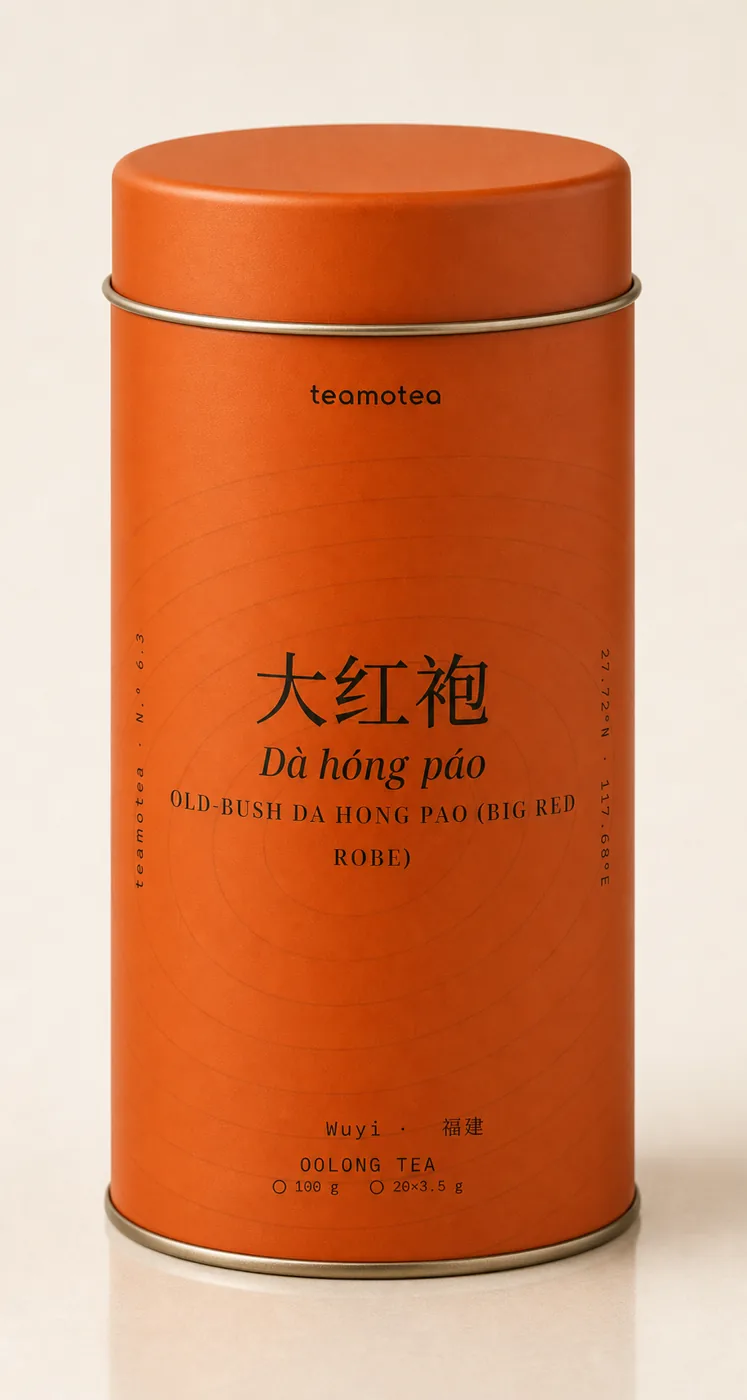 Da Hong Pao de Árbol Viejo — La lata